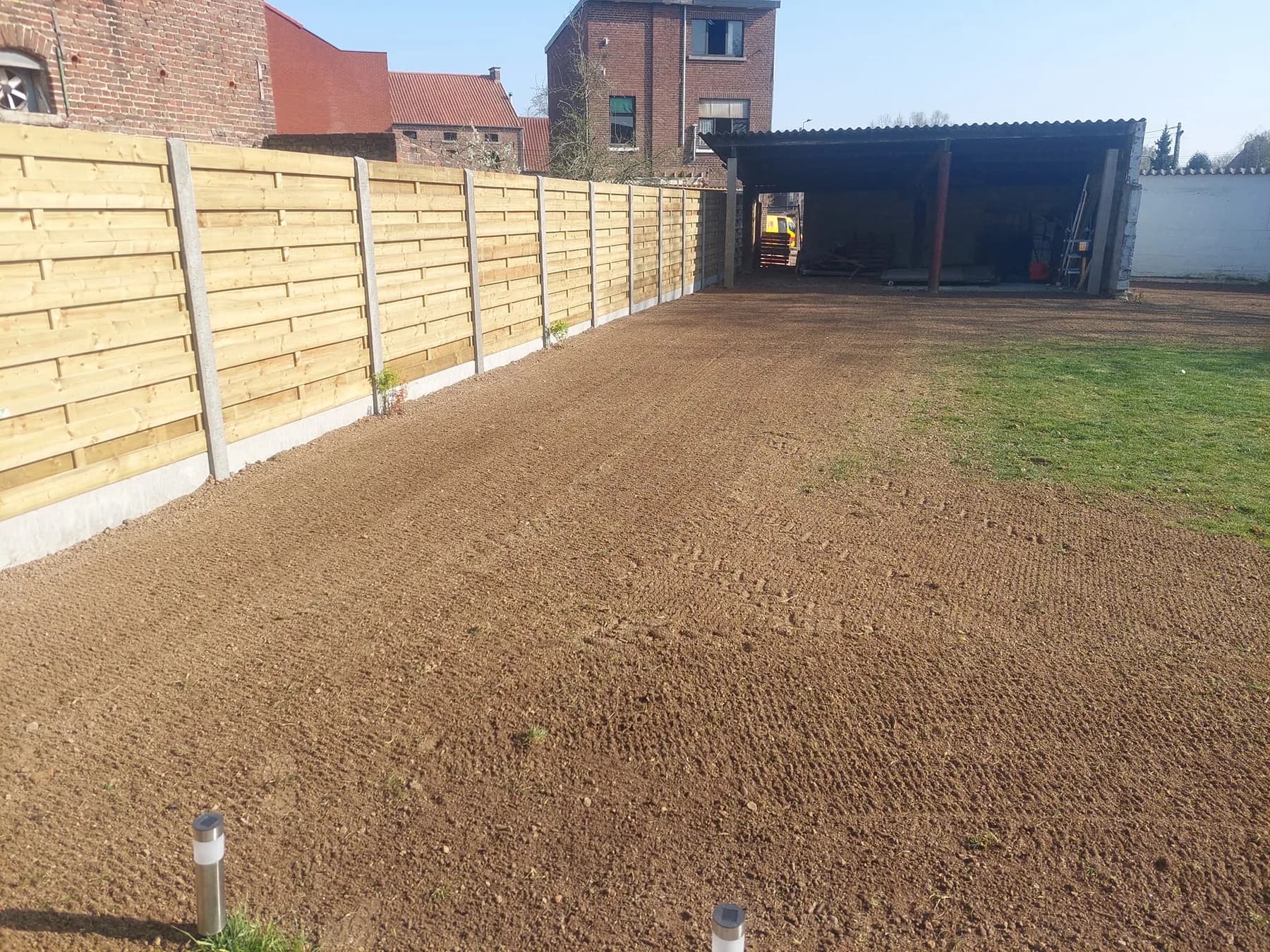 Voorbeeld van tuinwerken door Steven Massa bij de vernieuwing van een tuin